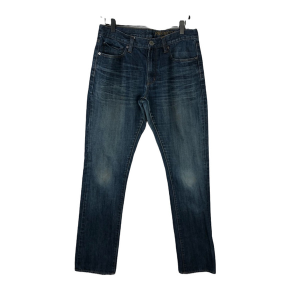 Gap Factory Dark Blue Aged Rinse 100% Cotton Denim Jeans Men Size 32 x 34 - Picture 1 of 5